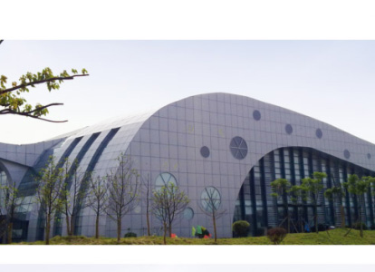 河源会议中心外景网架工程